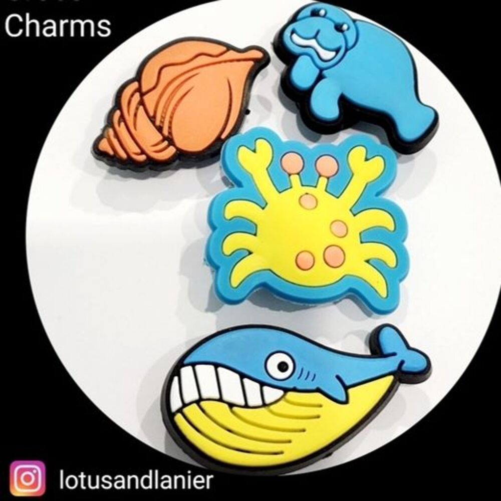 Shoe Charms Ocean Charms Set of 4 V1